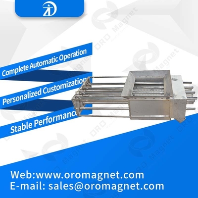 Separador magnético profissional de gabinete, barras magnéticas fortes com remoção automática de ferro