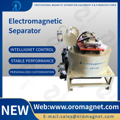 Separador magnético de tipo seco eficiente adequado para a separação de minério não metálico e medicina química de borracha plástica