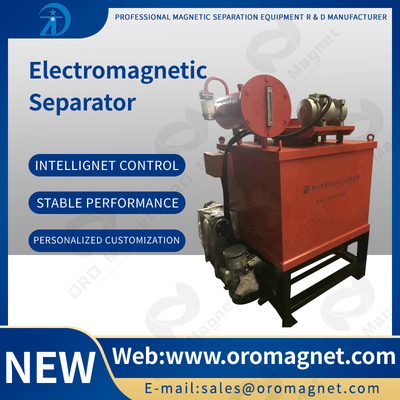 Separador magnético molhado 7A250 não ferroso cerâmico, caulim do equipamento eletromagnético da separação do metal, pasta