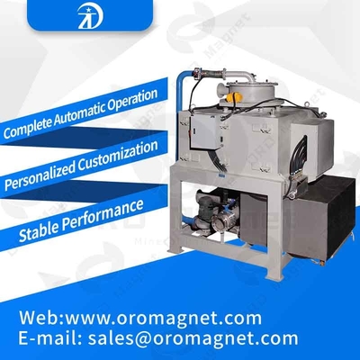 Máquina de separação magnética de alta intensidade úmida para moagem Máquina de remoção de minério bruto e ferro