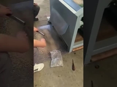 Separador magnético de correia transportadora permanente de quartzo com rolos duplos