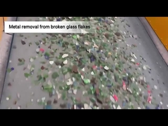 separador de corrente de redemoinho para flocos de vidro quebrados