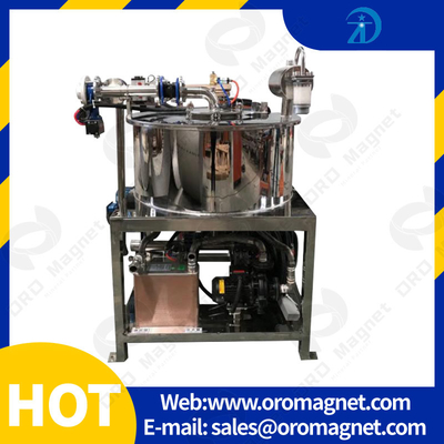 Tipo molhado separador magnético da máquina magnética eficiente alta do separador apropriado para a pasta química da pasta cerâmica