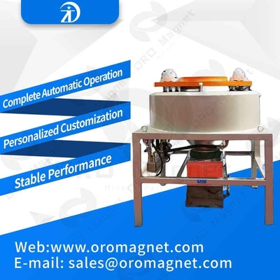 Máquina de separação magnética de materiais não metálicos / Segregação magnética Economia de energia para processamento de minerais de potência seca