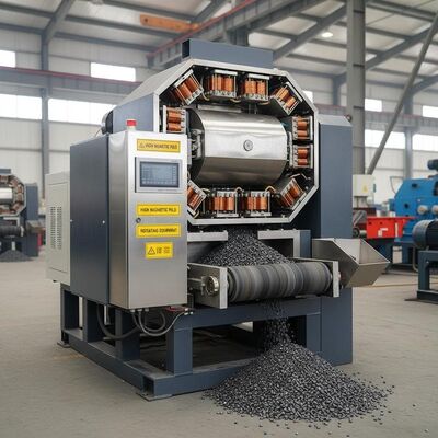 Background Magnetic Intensity 10000-15000Gauss Magnetic Separator Machine Mining Frequency 50 60Hz Magnetic Separation Equipment for Industrial