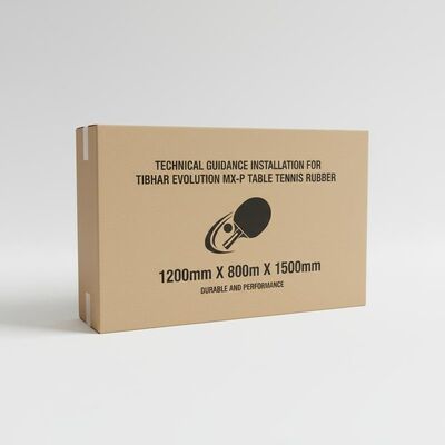 Guia Técnico de Instalação para Borracha de Tênis de Mesa Tibhar Evolution MX P 1200mm X 800mm X 1500mm Durável e de Alto Desempenho