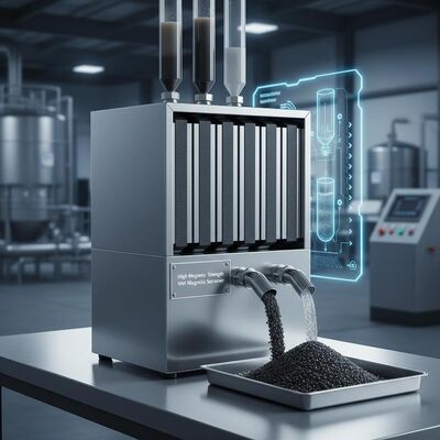 Separador magnético de placa úmida de alta resistência magnética Ideal para aplicações de separação e recuperação de minerais no processamento industrial