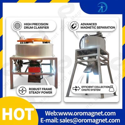 Máquina separadora magnética de material de bobina de cobre que fornece desempenho estável e frequência de 50 60 Hz, ideal para tarefas de separação magnética