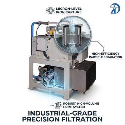 Separador magnético de alta resistência magnética de alto gradiente com fácil manutenção e alta intensidade de campo magnético perfeito para uso industrial