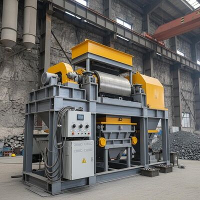 Voltagem de entrada 380 Equipamento de separação magnética para mineração Capacidade de 1 a 10 toneladas por hora Processamento de materiais