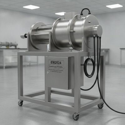 Separador eletromagnético de aço inoxidável EM2024 Powersupply 220V50Hz Equipamento de separação magnética para aplicações industriais