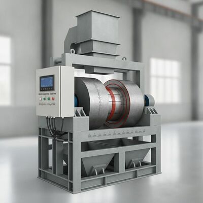 Método de instalação mecânica ou manual Separador magnético seco com diâmetro de tambor magnético personalizável de 500 a 2000 mm