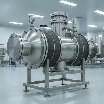Separador magnético úmido categoria E de isolamento feito de material de tubo 304316, proporcionando resultados estáveis ​​de separação magnética