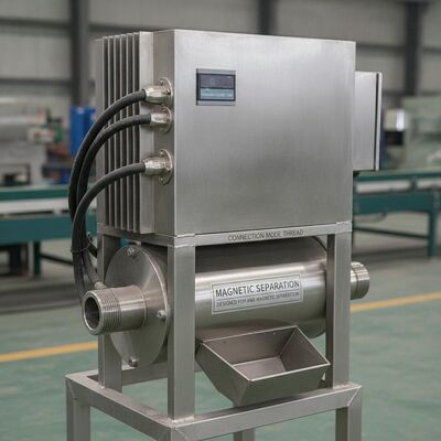 Refrigeração natural Automático Descarga de Ferro Separador magnético permanente Tensão de trabalho 380V Modo de ligação Filamento concebido para e separação magnética