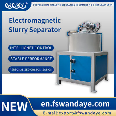 Da máquina magnética do separador da alta intensidade separador eletromagnético automático para o produto químico cerâmico da pasta