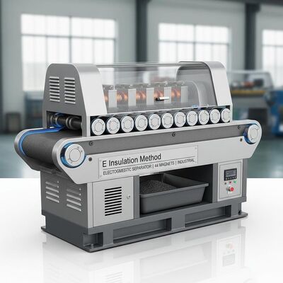 Método de isolamento E Separador Eletromagnético Incorporando 44 Ímãs Projetado para Separação Magnética e Industrial