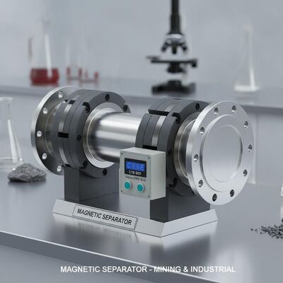 Especificações do equipamento de separação magnética CTB de tamanho de tubo de 100 mm projetadas para aplicações de laboratório de engenharia de mineração e industriais