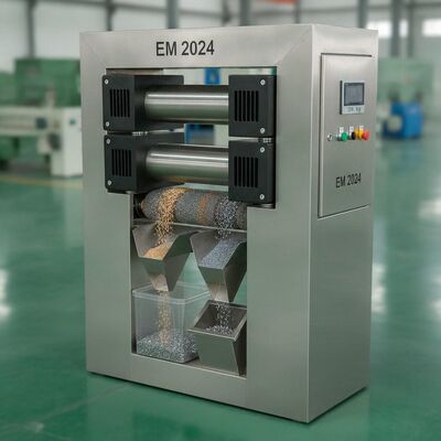 150 Kg EM 2024 Separador eletromagnético Máquina de separação magnética para remoção de contaminantes metálicos nas linhas de produção