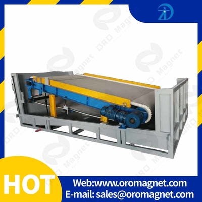 Equipamento de separação magnética permanente de tipo de chapa para processamento de areia / pó de quartzo de ferro, hematita, limonita e cromita