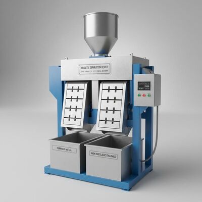 Intensidade magnética de fundo 10000-15000 Gauss Dispositivo de separação magnética com capacidade de 5-10T H Adequado para recuperação de metais