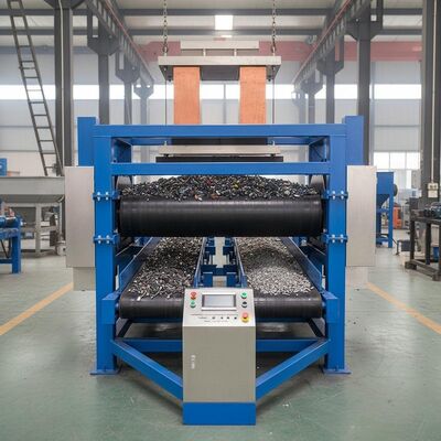 Separador eletromagnético automático desenvolvido para a separação de metais ferrosos de materiais não metálicos na indústria