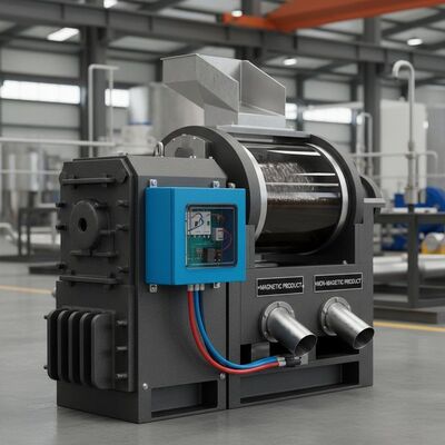 Separador magnético úmido de resfriamento por óleo, com isolamento da categoria E, ideal para o processamento de minerais e separação magnética