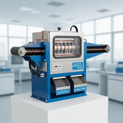 Separador Magnético Permanente de Alta Capacidade de Processamento com Tamanho de Alimentação de 0,1-3mm Máquina de Separação Magnética Durável