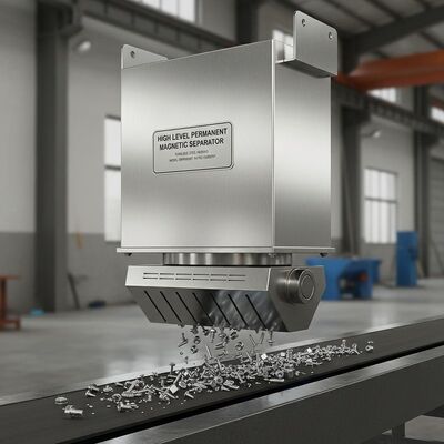 Separador magnético permanente de alto nível com material de construção de aço inoxidável e corrente nominal