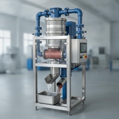 Separador magnético úmido adequado para funcionamento a temperaturas não superiores a 60 °C, proporcionando uma separação magnética consistente