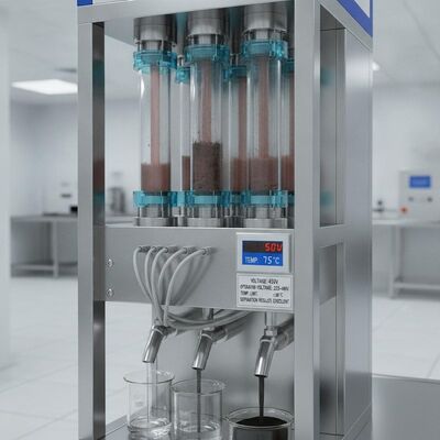 Separador magnético úmido farmacêutico que funcione a tensão 220-480 com limite de temperatura ≤ 80°C, proporcionando resultados de separação