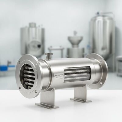 Separador magnético permanente de aço inoxidável com design personalizado e modo de ligação de flange para separação de materiais